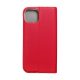 Magnet Apple iPhone 14 Plus mágneses flip tok, piros