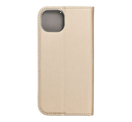 Magnet Apple iPhone 14 Plus mágneses flip tok, arany