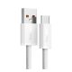 Baseus Dynamic USB / USB-C gyorstöltő töltő- és adatkábel, 100W, 1m, fehér