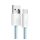 Baseus Dynamic USB / USB-C gyorstöltő töltő- és adatkábel, 100W, 1m, kék