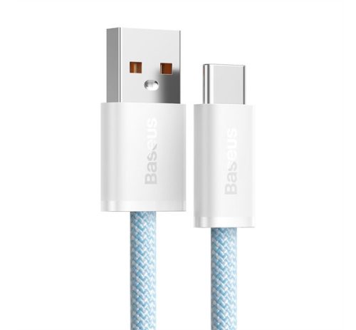 Baseus Dynamic USB / USB-C gyorstöltő töltő- és adatkábel, 100W, 1m, kék