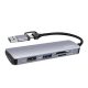 4smarts USB-A/USB-C Hub, 5-in-1, 2XUSB-A 2.0, 1XUSB-A 3.0, kártyaolvasó