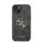 Guess PU 4G Metal Logo Apple iPhone 14 hátlap tok, szürke