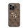 Guess PU 4G Metal Logo Apple iPhone 14 Pro hátlap tok, barna