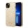 Guess Glitter Flakes Metal Logo Apple iPhone 14 hátlap tok, arany