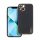 Forcell Leather műbőr hátlap tok, Apple iPhone 14, fekete