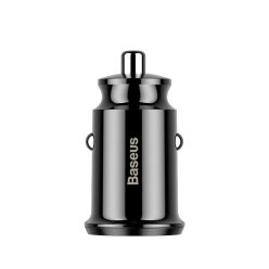 Baseus Grain autós töltő 2xUSB 5V 3.1A, fekete