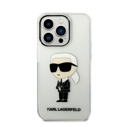 Karl Lagerfeld IML Ikonik NFT hátlap tok Apple iPhone 14 Pro Max, átlátszó