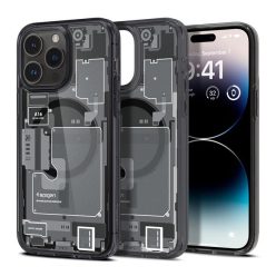   Spigen Ultra Hybrid Apple iPhone 14 Pro tok, Magsafe tok, Zero One tok, szürke