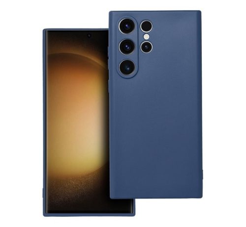 Forcell Soft szilikon tok Samsung Galaxy S23 Ultra, sötét kék