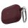 Phoner Simple Apple Airpods Pro 2 szilikon tok, csuklópánttal, burgundi