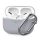 Phoner Simple Apple Airpods Pro szilikon tok akasztóval, szürke