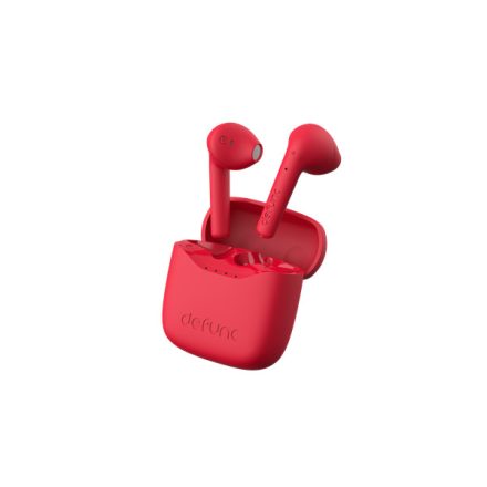 DeFunc TRUE Lite vezeték nélküli sztereó bluetooth fülhallgató, piros