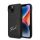 Karl Lagerfeld Signature Logo Cardslot Apple iPhone 14 Plus hátlap tok, fekete