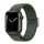 Phoner Hook Apple Watch csatos fonott szövet szíj, 38/40/41mm, fenyő