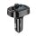 XO BCC03 autós szivargyújtó gyorstöltő és Bluetooth FM transzmitter, 2xUSB, 18W, fekete
