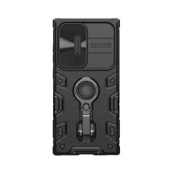   Nillkin CamShield Armor Pro, Samsung Galaxy S23 Ultra szilikon tok, fekete