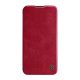 Nillkin Qin Pro Samsung Galaxy A54 5G bőr flip tok, piros