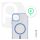 Phoner Apple iPhone 14 Pro Hybrid Mag MagSafe kemény hátlap tok, égkék
