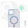 Phoner Apple iPhone 14 Pro Max Hybrid Mag MagSafe kemény hátlap tok, égkék
