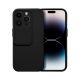 Slide Apple iPhone 14 Pro, kameravédős szilikon tok, fekete