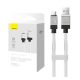 Baseus CoolPlay USB / USB-C töltő- és adatkábel, 100W, 2m, fehér