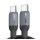 UGREEN 15283 USB-C / USB-C töltő- és adatkábel, 1m, fekete