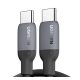 UGREEN 15283 USB-C / USB-C töltő- és adatkábel, 1m, fekete