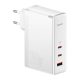Baseus GaN5 Pro hálózati töltő 2xUSB-C + USB-A, 140W, fehér