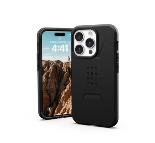 UAG Civilian MagSafe Apple iPhone 15 Pro hátlap tok, fekete