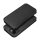 Dual Pocket Apple iPhone 15 Plus flip tok, fekete