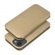 Dual Pocket Apple iPhone 15 Pro Max flip tok, arany