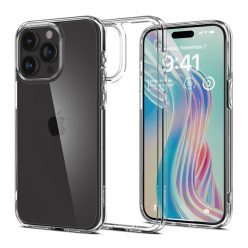   Spigen Ultra Hybrid Apple iPhone 15 Pro Max tok, Crystal Clear, átlátszó