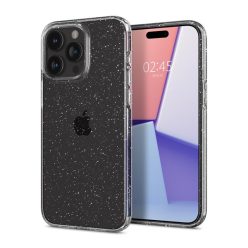   Spigen Liquid Crystal Glitter Apple iPhone 15 Pro tok, csillámos átlátszó