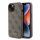 Guess 4G Metal Gold Logo Apple iPhone 15 hátlap tok, barna