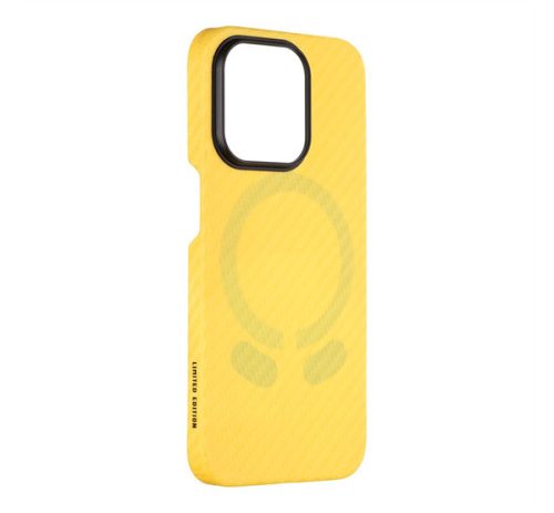 Tactical MagForce Aramid Industrial Limited Edition Apple iPhone 15 Pro MagSafe tok, sárga