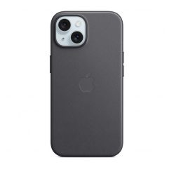 Apple iPhone 15 FineWoven-szövettok MagSafe, fekete