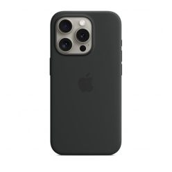 Apple iPhone 15 Pro MagSafe szilikontok, fekete