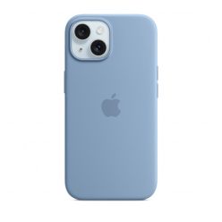 Apple iPhone 15 MagSafe szilikontok, télkék
