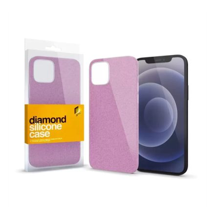 Xprotector Szilikon tok Diamond Apple iPhone 15 Plus, Pink