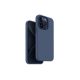 Uniq Lino Hue Apple iPhone 15 Pro Magsafe Szilikon tok, kék
