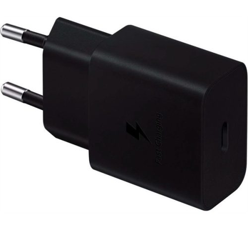 Samsung EP-T2510XBEGEU hálózati töltő USB-AUSB-C + USB-C kábel, 25W, 3A, fekete