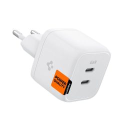   Spigen PowerArc PE2104 hálózati töltő adapter, 2xType-C, 35W, fehér