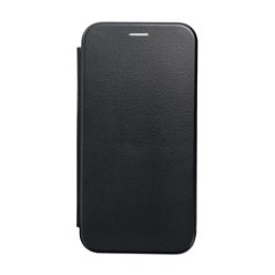   Forcell Elegance oldalra nyíló hátlap tok Samsung S24, fekete