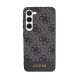 Guess 4G Stripe Samsung Galaxy S24+ szilikon tok, fekete