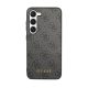 Guess 4G Metal Gold Samsung Galaxy S24+ szilikon tok, fekete