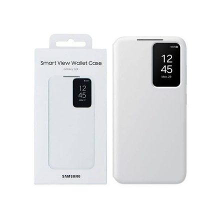 Samsung Galaxy S24 Smart View gyári flip tok, fehér, EF-ZS921CWE