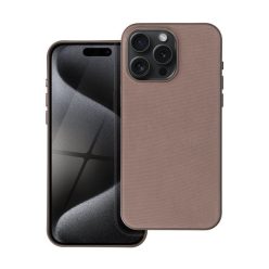 Woven iPhone 15 Plus MagSafe szövet tok, barna