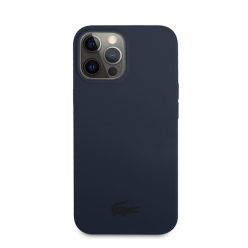   Lacoste Glossy Printing Logo iPhone 13 Pro Max szilikon tok, sötétkék