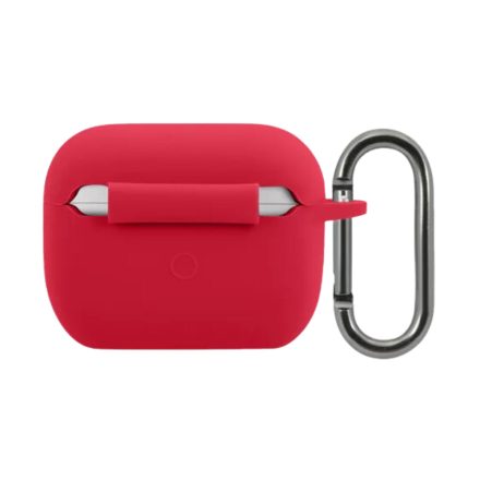 Lacoste Glossy Printing Logo AirPods Pro szilikon tok, piros